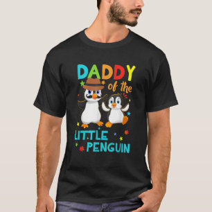 T-shirt Papa Du Petit Pingouin Anniversaire Famille Chemis