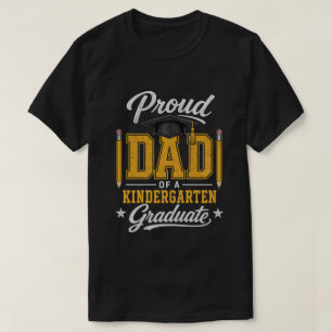 T-shirt Papa d'un diplômé de maternelle Papa
