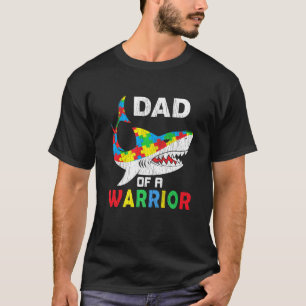T-shirt Papa d'un guerrier Enfants autistes fiers Sensibil