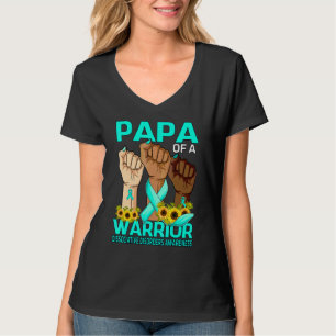 T-shirt Papa D'Un Guerrier Troubles Dissociatifs En Guerre