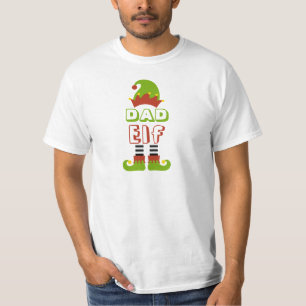 T-shirt Papa Elf Noël Noël Noël Noël Noël Vacances Mignonn