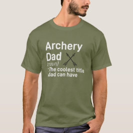 T-shirt papa en tir à l'arc