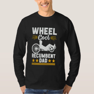 T-shirt Papa en tricycle incliné faisant du vélo en vélo i
