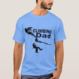T-shirt Papa escalade rock
