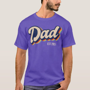 T-shirt Papa Est 2024 Bientôt