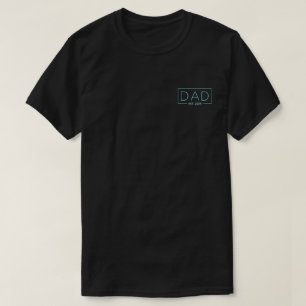 T-shirt Papa est 2025 Papa à être, promu à papa 2025