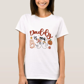 T-shirt papa est mon boo Halloween