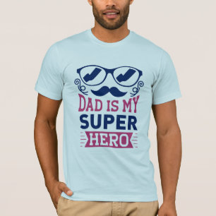 T-shirt Papa est mon super héros