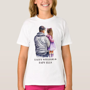 T-shirt Papa et fille personnalisés (6)
