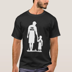 T-shirt Papa Et Fils - Le vrai patron 1
