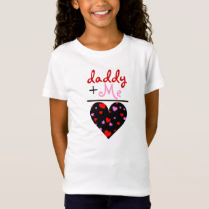 T-Shirt Papa et moi chemise de jour de Valentine