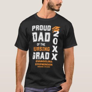 T-shirt Papa fier 2026 Diplômé Infirmier Diplômée