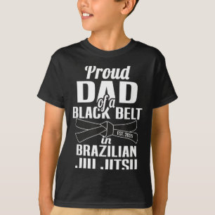 T-shirt Papa fier d'un ceinture noire en Jiu-jitsu brésili