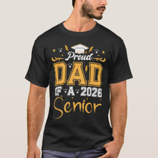 T-shirt Papa fier d'un élève de terminale 2026 Promotion 2