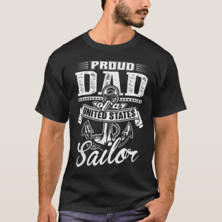 T-shirt Papa fière d'un des États-Unis