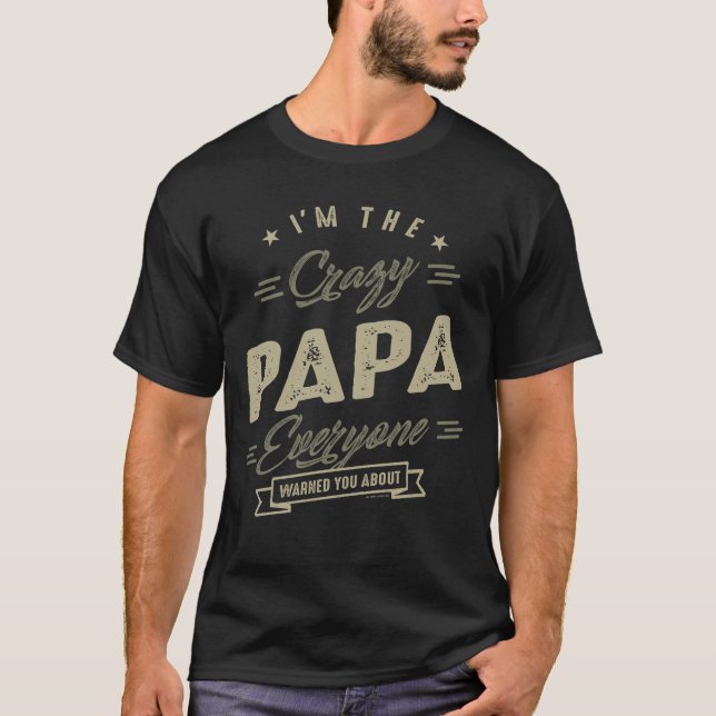T-shirt Papa fou (Devant)