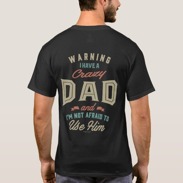 T-shirt Papa fou (Dos)