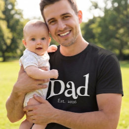 T-shirt Papa Fun Gras Simple Nouveau Papa Établis