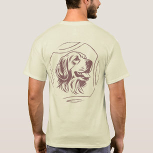 T-shirt Papa Golden Retriever Meilleur Ami Pour Toujours A