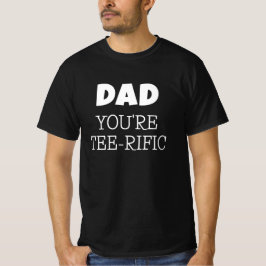 T-shirt Papa Golf Pun Vous êtes Tee-Rific Black