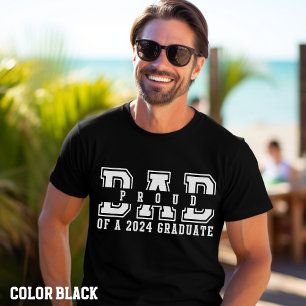 T-shirt Papa Graduation-Fier Papa d'une chemise 2024 Gradu