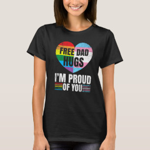 T-shirt Papa Gratuit Embrasse Je suis fier de toi gay Tran