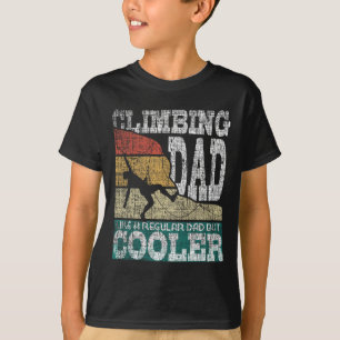 T-shirt Papa grimpeur comme un papa normal mais plus cool