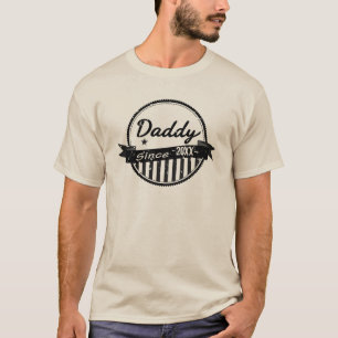T-shirt Papa grunge depuis le cercle de bannière d'année