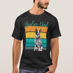 T-shirt Papa Heeler I Chien Bouvier Australien I Famille D