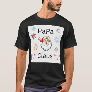 T-shirt Papa, heure de Noël