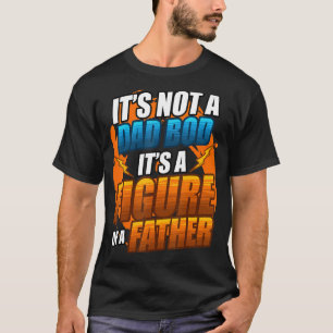 T-shirt Papa Homme Comédien Papa Bod Blague Père Humour Hu