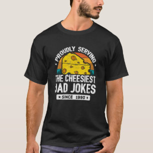 T-shirt Papa Joke Puns Papa Blagues Papa depuis 1990 Papa