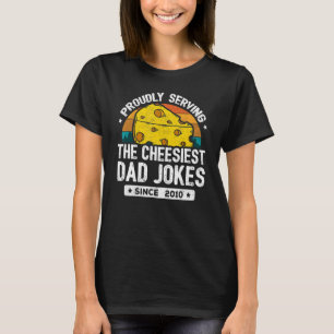 T-shirt Papa Joke Puns Papa Plaisanteries Papa depuis 2010