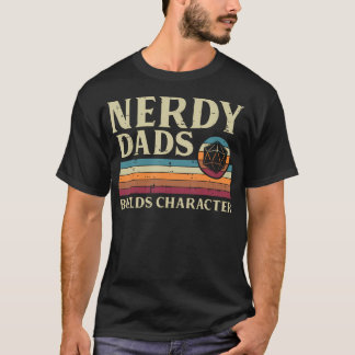 T-shirt Papa joueur nerveux construit un personnage Funny