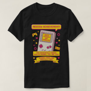 T-shirt Papa Joueur Rétro Nouveau Succès Cadeau Fête des P