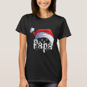 T-shirt Papa Joyeux Noël Père Noël Noël Joyeux Noël Match