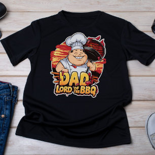 T-shirt Papa King of Bbq Grill Love Papa Fête des pères