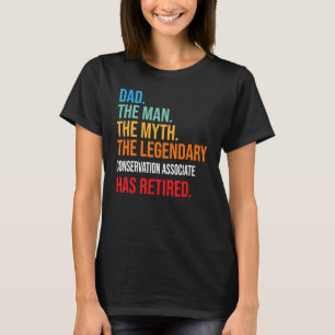 T-shirt Papa L'Associé Légendaire À La Conservation A Reti