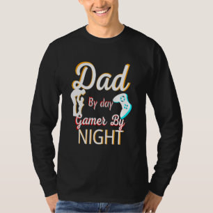 T-shirt Papa le jour, joueur la nuit
