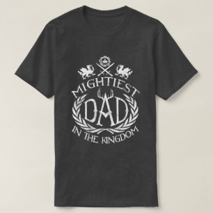 T-shirt Papa le plus puissant du Royaume