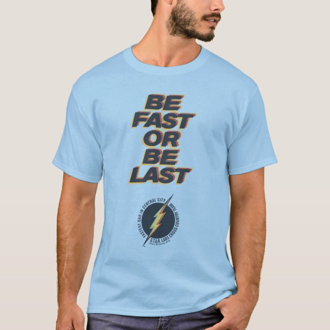 T-shirt Papa Le Plus Rapide En Centre Ville - Soyez Rapide (Devant)