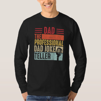 T-shirt Papa, le professionnel papa raconte des blagues Qu