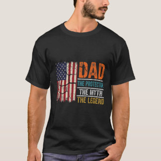 T-shirt Papa le protecteur le mythe la légende