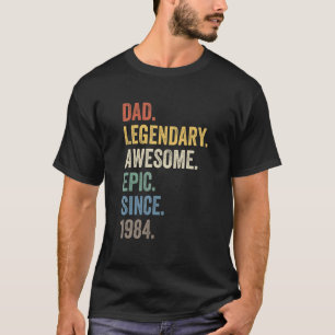 T-shirt Papa légendaire épopée stupéfiante depuis 1984 Bir
