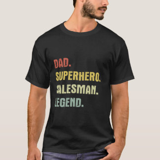 T-shirt Papa, légende du vendeur de super-héros