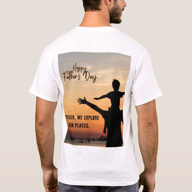 T-shirt Papa : L'homme derrière les souvenirs (Dos)