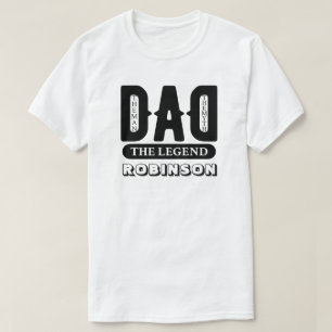 T-shirt Papa l'homme le mythe la Fête des pères de la lége