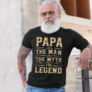 T-shirt Papa   L'Homme Le Mythe La Fête des pères Légende