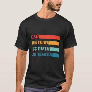 T-shirt Papa l'homme le mythe la légende