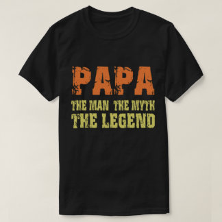 T-shirt Papa l'homme le mythe la légende